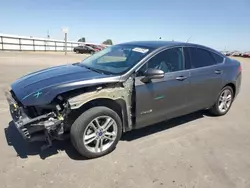 Ford salvage cars for sale: 2016 Ford Fusion Titanium HEV