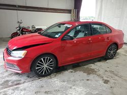 Volkswagen salvage cars for sale: 2016 Volkswagen Jetta Sport