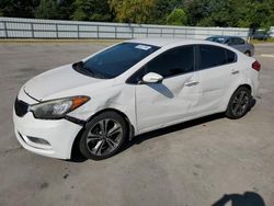 Salvage cars for sale at Augusta, GA auction: 2014 KIA Forte EX