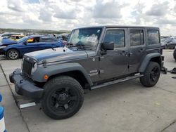 Salvage cars for sale at Grand Prairie, TX auction: 2014 Jeep Wrangler Unlimited Sport