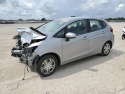 Salvage cars for sale at San Antonio, TX auction: 2018 Honda FIT LX