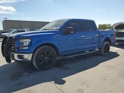 Salvage cars for sale at Wilmer, TX auction: 2015 Ford F150 Supercrew