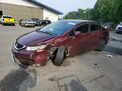 Honda Civic ex salvage cars for sale: 2015 Honda Civic EX