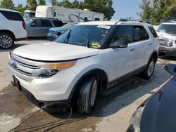 Ford salvage cars for sale: 2014 Ford Explorer XLT