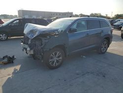 Toyota salvage cars for sale: 2015 Toyota Highlander XLE