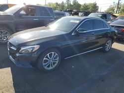 Salvage cars for sale at Denver, CO auction: 2015 Mercedes-Benz C 300 4matic