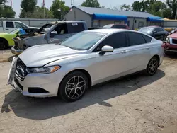 Salvage cars for sale at Wichita, KS auction: 2016 Ford Fusion S