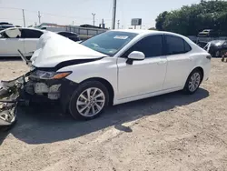 Salvage cars for sale at Oklahoma City, OK auction: 2022 Toyota Camry LE