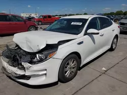 2018 KIA Optima LX en venta en Grand Prairie, TX