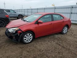 Toyota salvage cars for sale: 2016 Toyota Corolla L