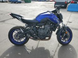 Salvage motorcycles for sale at Littleton, CO auction: 2021 Yamaha MT07