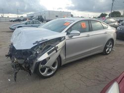 Salvage cars for sale at Dyer, IN auction: 2016 Ford Fusion SE