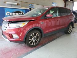 Salvage cars for sale at Angola, NY auction: 2017 Ford Escape SE