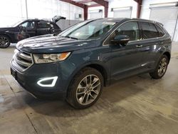 Salvage cars for sale at Avon, MN auction: 2016 Ford Edge Titanium