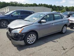 Salvage cars for sale at Exeter, RI auction: 2014 Nissan Sentra S