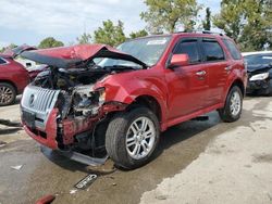 Salvage cars for sale at Bridgeton, MO auction: 2010 Mercury Mariner Premier