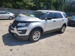 Salvage cars for sale at Greenwell Springs, LA auction: 2017 Ford Explorer