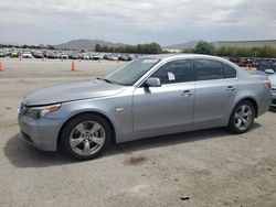 BMW salvage cars for sale: 2006 BMW 525 I