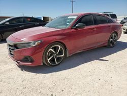 2021 Honda Accord Sport SE en venta en Andrews, TX