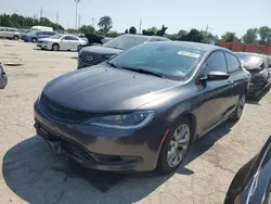 Chrysler 200 salvage cars for sale: 2015 Chrysler 200 S