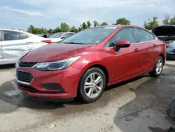 Salvage cars for sale at Bridgeton, MO auction: 2017 Chevrolet Cruze LT