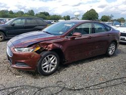 Salvage cars for sale at Hillsborough, NJ auction: 2015 Ford Fusion SE