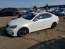 Salvage cars for sale at Woodhaven, MI auction: 2011 Lexus IS 350