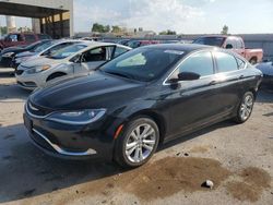 Salvage cars for sale at Kansas City, KS auction: 2016 Chrysler 200 Limited