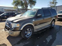 Salvage cars for sale at Albuquerque, NM auction: 2008 Ford Expedition Eddie Bauer