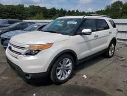 Salvage cars for sale at Exeter, RI auction: 2011 Ford Explorer Limited