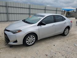 Toyota Corolla l salvage cars for sale: 2017 Toyota Corolla L