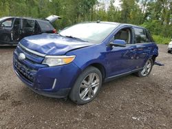 Salvage cars for sale at Cookstown, ON auction: 2013 Ford Edge Limited