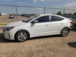 Salvage cars for sale at Houston, TX auction: 2020 Hyundai Elantra SEL