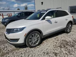 Salvage cars for sale at Appleton, WI auction: 2018 Lincoln MKX Reserve