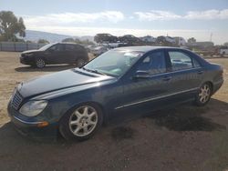 Salvage cars for sale from Copart San Martin, CA: 2002 Mercedes-Benz S 430