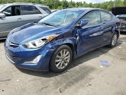 Salvage cars for sale at Exeter, RI auction: 2016 Hyundai Elantra SE