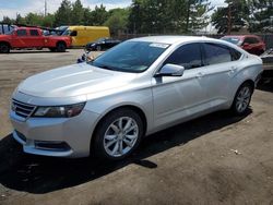 Salvage cars for sale from Copart Denver, CO: 2016 Chevrolet Impala LT