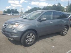 Salvage cars for sale at Moraine, OH auction: 2008 Acura MDX