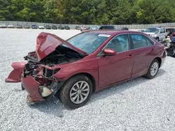 Salvage cars for sale at Gainesville, GA auction: 2015 Toyota Camry LE