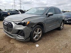 Salvage cars for sale from Copart Elgin, IL: 2020 Audi Q3 Premium S Line