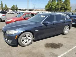 Salvage cars for sale at Rancho Cucamonga, CA auction: 2013 BMW 528 I