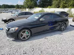 Salvage cars for sale from Copart Fairburn, GA: 2017 Mercedes-Benz C 300 4matic