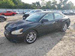 Salvage cars for sale at Hampton, VA auction: 2011 Nissan Maxima S