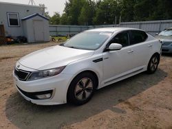 Salvage cars for sale from Copart Lyman, ME: 2013 KIA Optima Hybrid