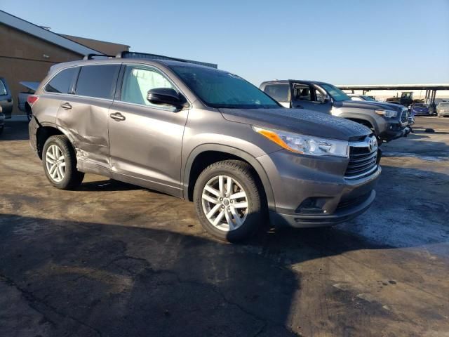 2016 Toyota Highlander LE