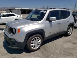 Salvage cars for sale at Sun Valley, CA auction: 2018 Jeep Renegade Latitude