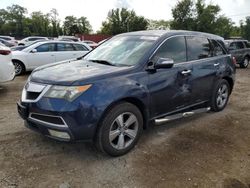 Salvage cars for sale from Copart Baltimore, MD: 2012 Acura MDX Technology