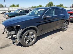 Salvage cars for sale at Littleton, CO auction: 2019 Mercedes-Benz GLC 300 4matic