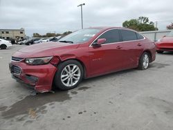 Salvage cars for sale at Wilmer, TX auction: 2017 Chevrolet Malibu LT