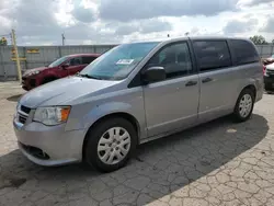 Salvage cars for sale at Dyer, IN auction: 2019 Dodge Grand Caravan SE